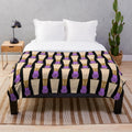 Bassoon reed inspired plush blanket for music lovers