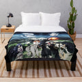 Bastard anime-inspired Dark Schneider plush blanket