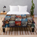 Plush blanket featuring the greatest hits of the indie pop band Bastille