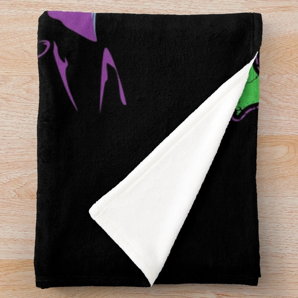 Bat-themed plush blanket inspired by the hit TV series "What We Do in the Shadows