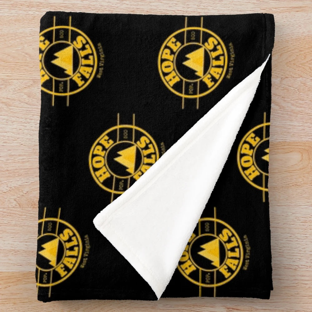 Batboy the Musical yellow plush blanket