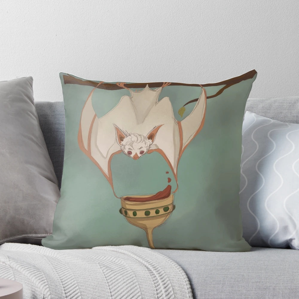 Batstarion Vampire Bat Pillow featuring Astarion from Baldur's Gate 3