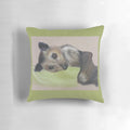 Batzilla the Bat Pillow - Soft, Fluffy Pillow Featuring a Cute Bat Design by Artist Louise Saunders