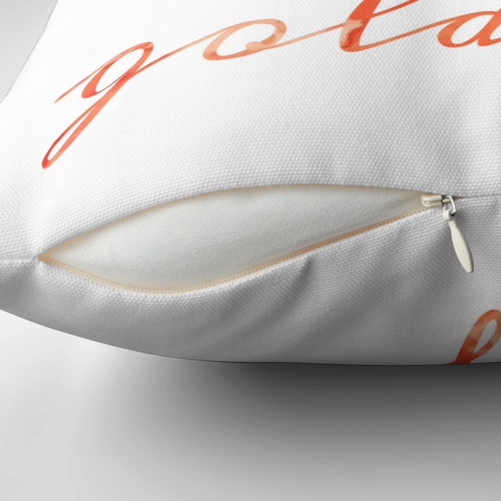 Be a Goldfish" Motivational Pillow with Ted Lasso Quote
