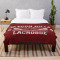 Beacon Hills Lacrosse Themed Plush Blanket featuring Teen Wolf characters and logo