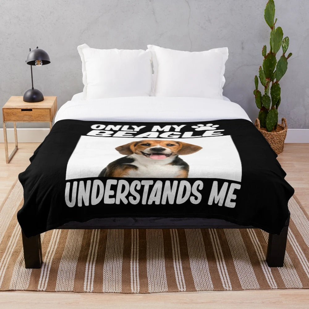 Beagle Plush Blanket for Beagle Lovers