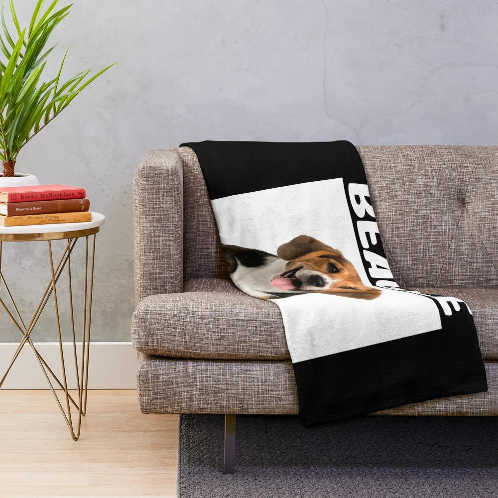 Beagle Plush Blanket for Beagle Lovers