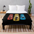 Beam Me Up, Scotty Inspired Plush Blanket with Star Trek Themed Design