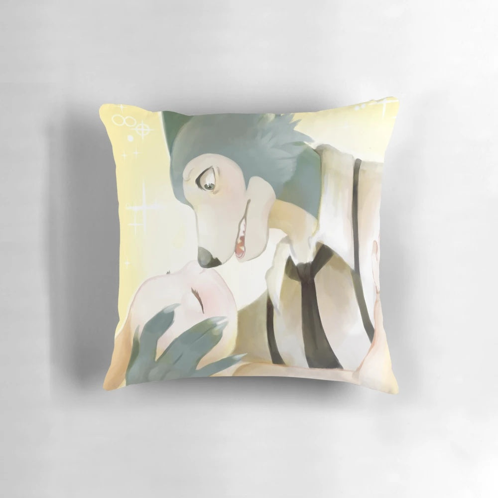 Beastars anime Haru and Legoshi body pillow featuring the beloved characters in a cozy and plush design.