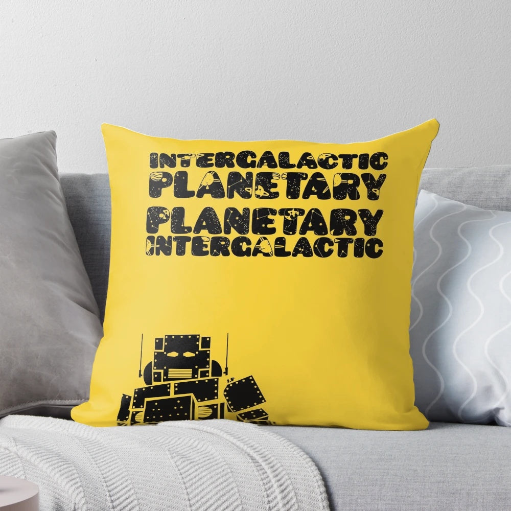 Beastie Boys Intergalactic Pillow Pod featuring iconic band imagery and futuristic robot design