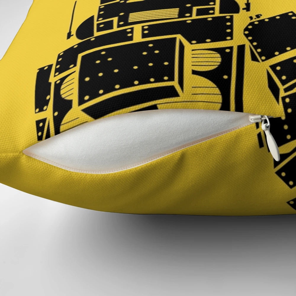 Beastie Boys Intergalactic Pillow Pod featuring iconic band imagery and futuristic robot design