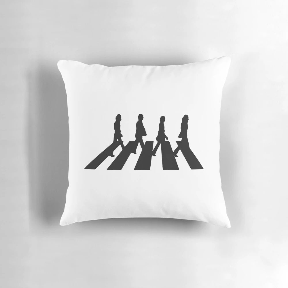 Pillow featuring a vintage beatle design, perfect for Beatles fans.