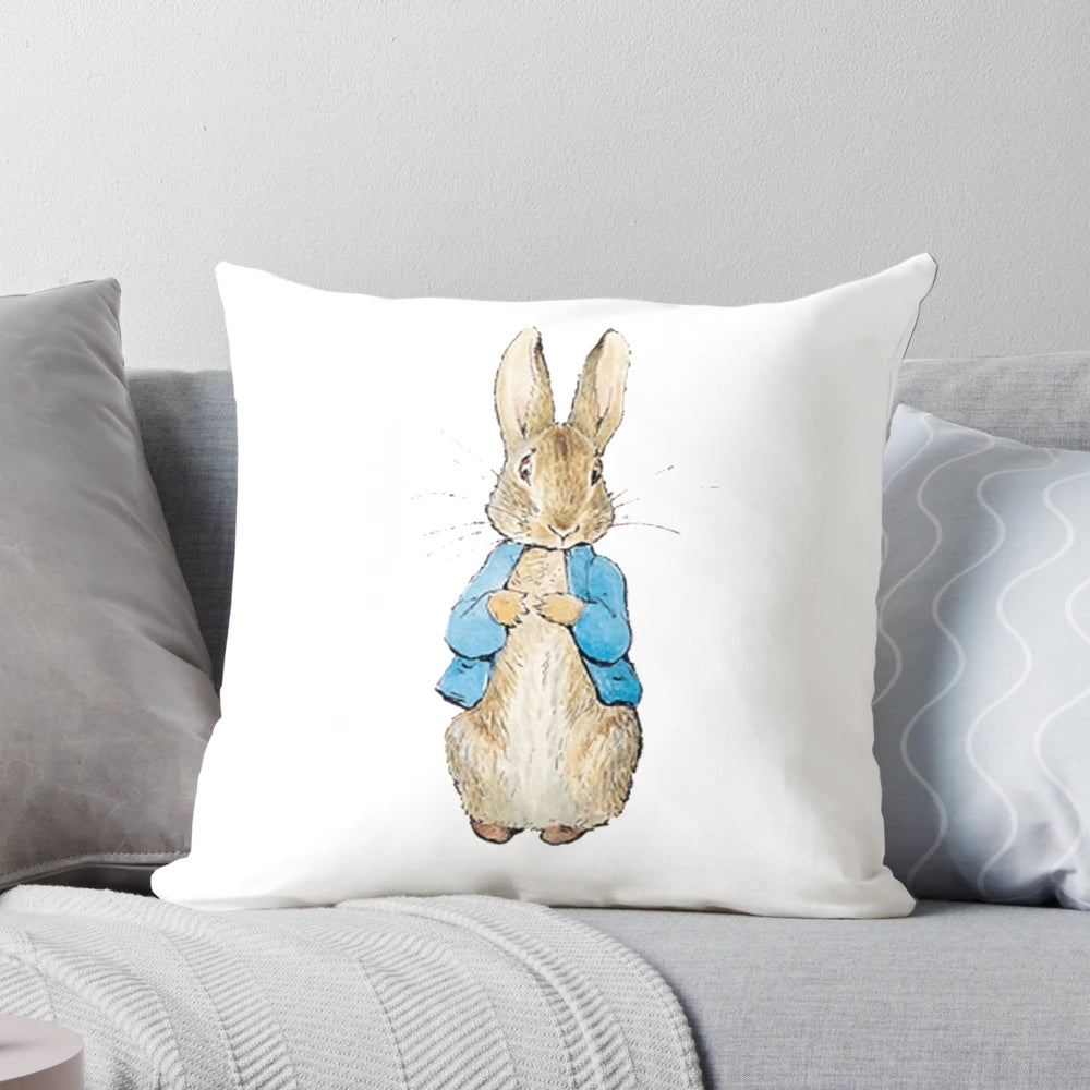 Soft, cuddly Peter Rabbit pillow for children