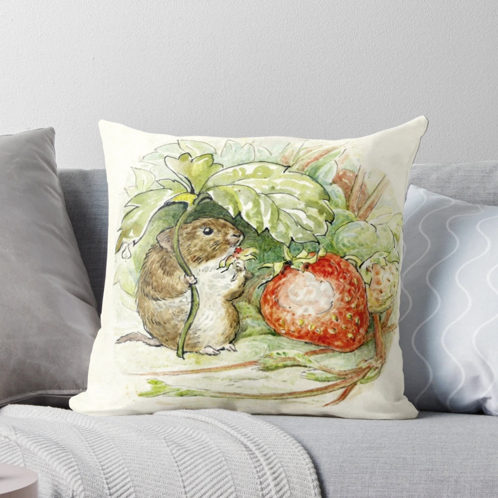 Timmy Willie Mouse Pillow Inspired by Beatrix Potter's Classic Children's Book Tale