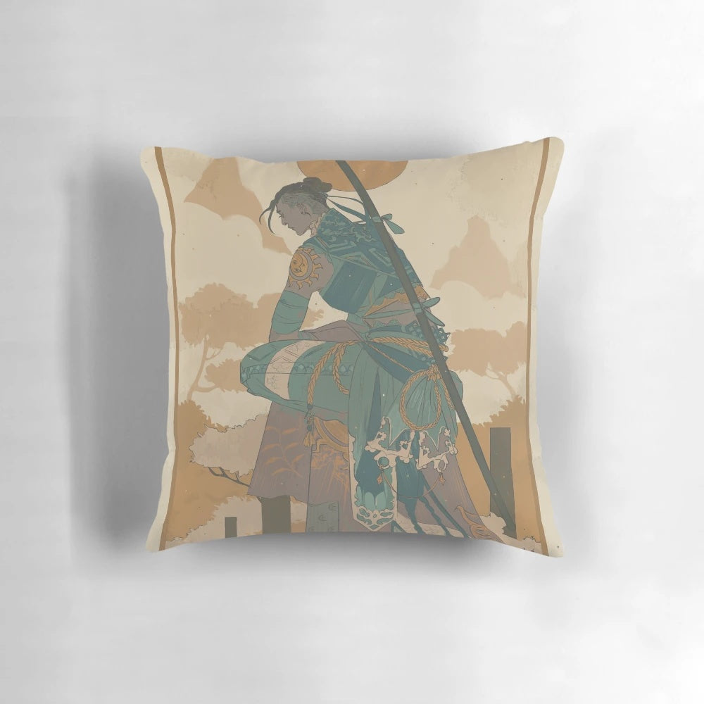 Beauregard 01 - Dungeons & Dragons inspired decorative pillow with fantasy aesthetic