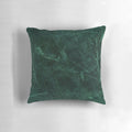 Green marble pattern decorative throw pillow for gothic or goth home decor