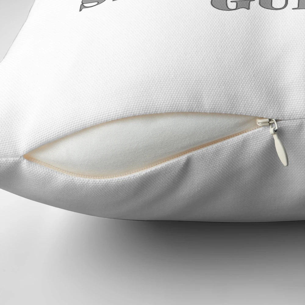 A plush pillow with the text "Stock Market Guru" printed on it, a perfect accessory for the modern work-from-home professional.