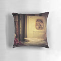 Bedtime story pillow featuring illustrations from classic children's storybooks