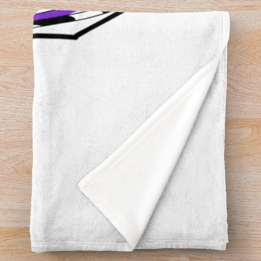 Beetlejuice inspired plush blanket featuring the iconic movie character