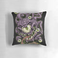 Beholder pillow with a detailed fantasy creature eye design by artist Phil Postma