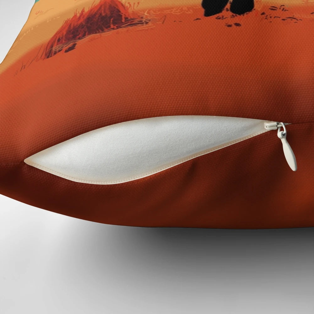 Soft, plush pillow featuring the iconic X-Files FBI logo and agents Mulder and Scully.