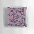 A plush, purple pillow featuring a Bella Swan-inspired print from the Twilight saga.