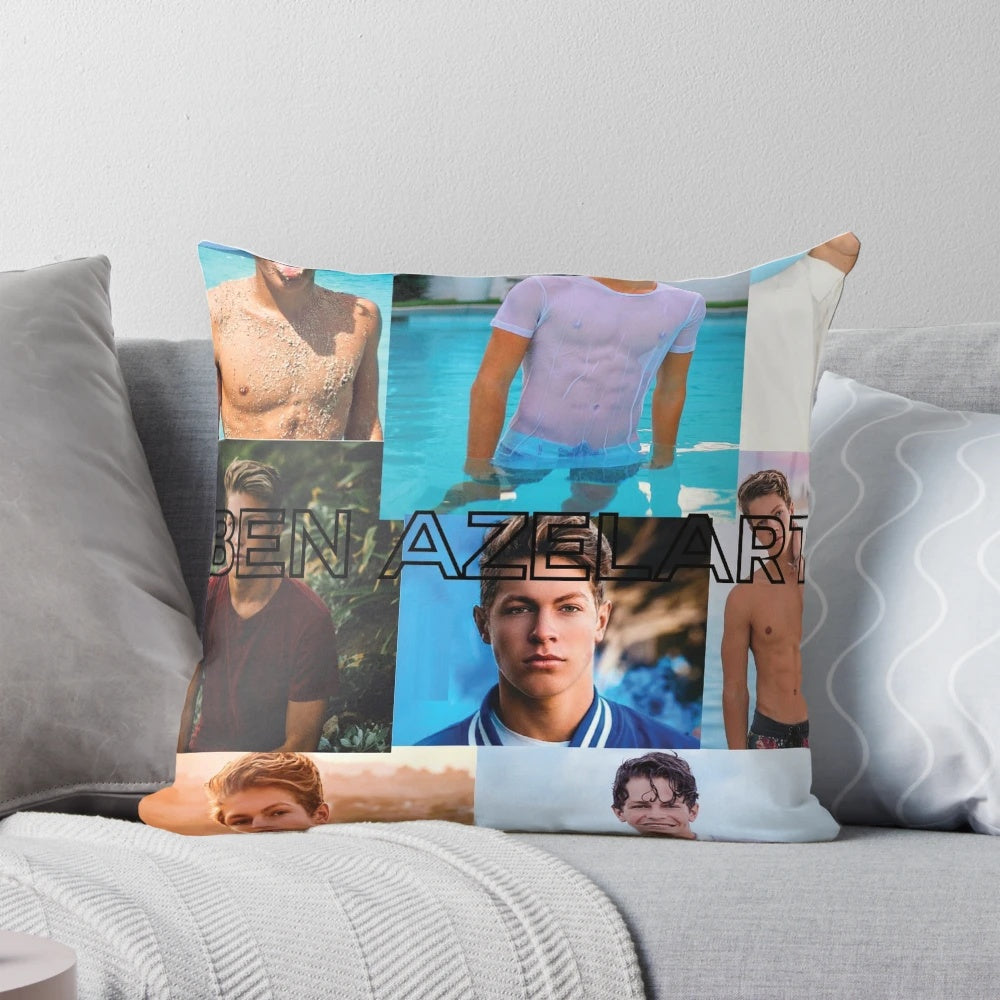 Ben Azelart official 4-pack pillow collection featuring the popular YouTuber and influencer