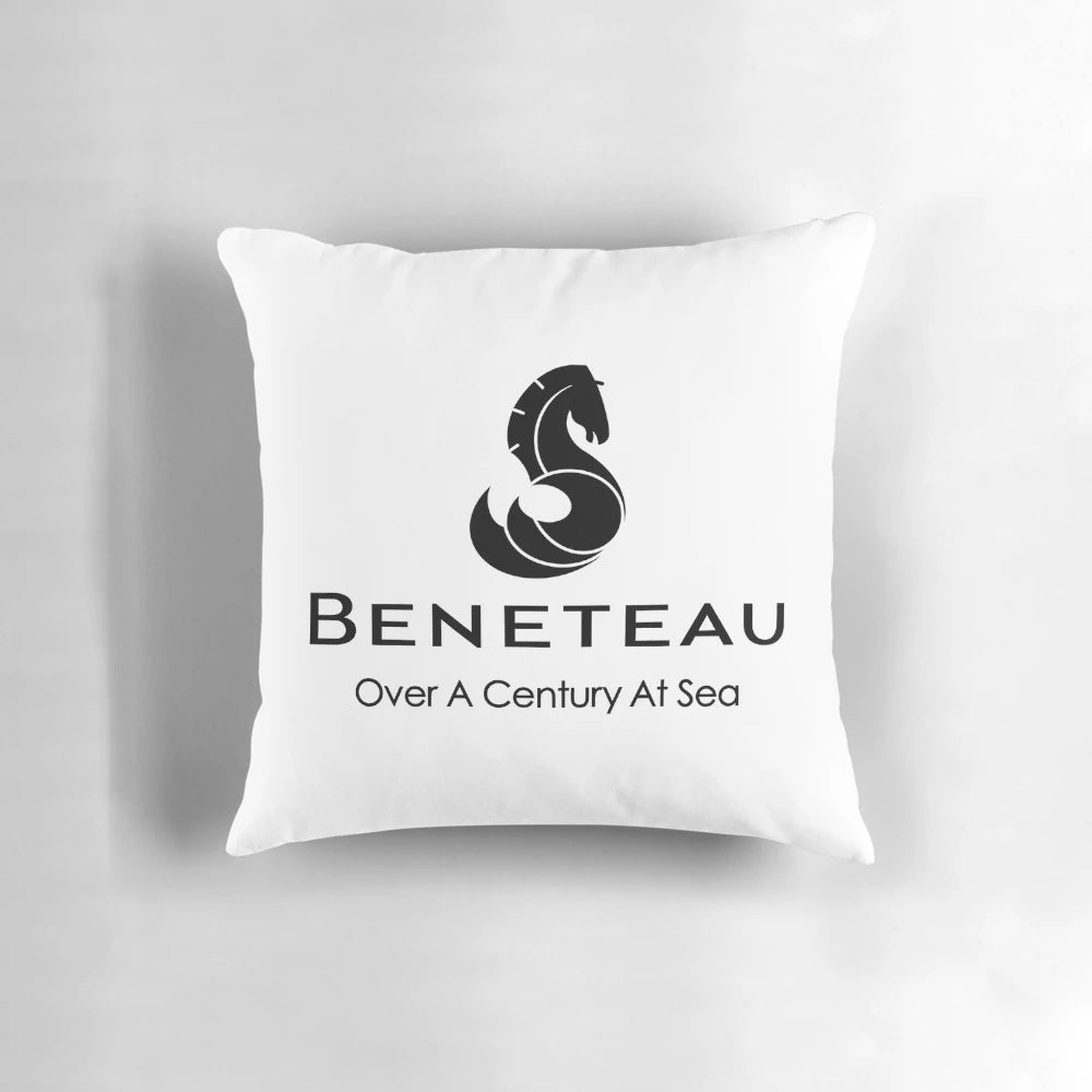 Beneteau Boats Nautical Pillow - High-Quality Boat-Themed Decor