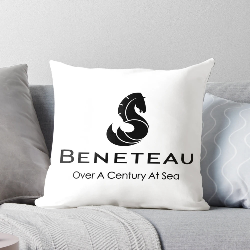 Beneteau Boats Nautical Pillow - High-Quality Boat-Themed Decor