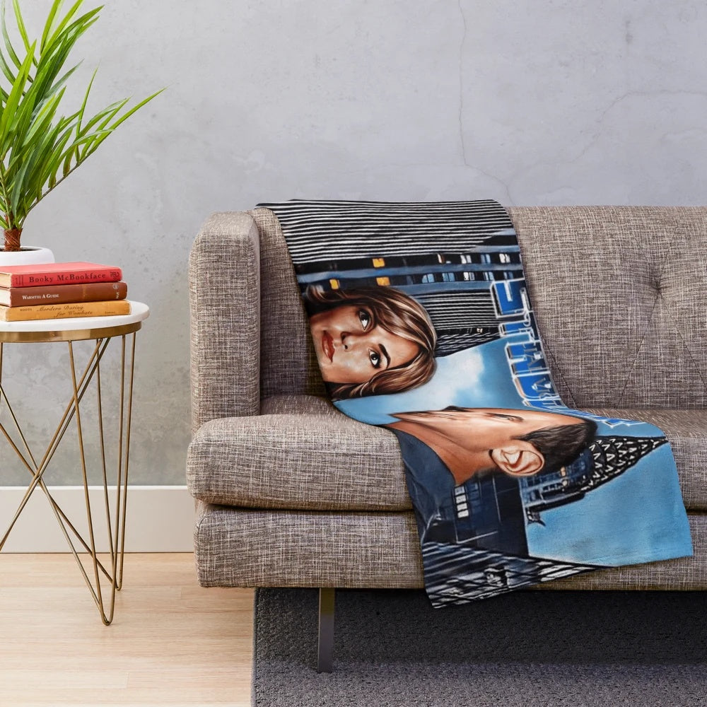 Benson and Stabler Inspired Law and Order: SVU Plush Blanket