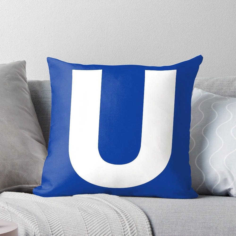 Berlin U-Bahn Subway Pillow featuring the iconic symbol of the Berlin public transportation system