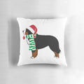 Bernese Mountain Dog Themed Christmas Dog Pillow