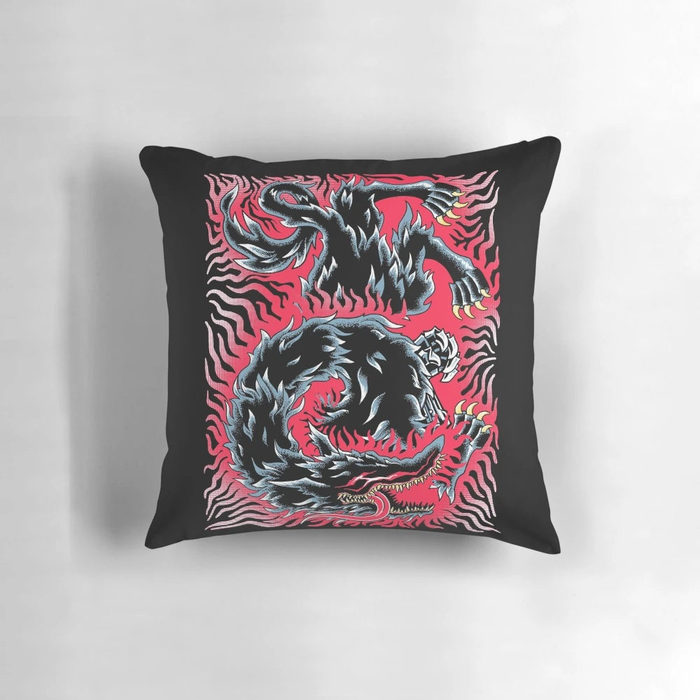 Berserk Skull Knight Black Metal Pillow - Anime Dark Fantasy Decor