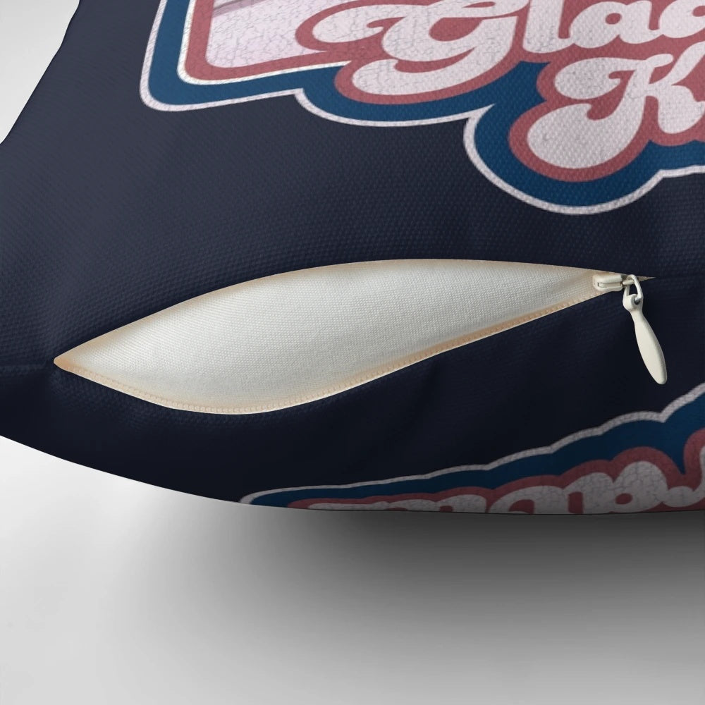 A plush pillow featuring the nosy neighbor Mrs. Gladys Kravitz from the classic TV show Bewitched.