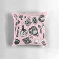 Bewitching witchy pillow featuring spooky doodles and patterns for a mystical, supernatural home décor touch.
