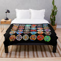 Beyblade-Inspired Plush Blanket