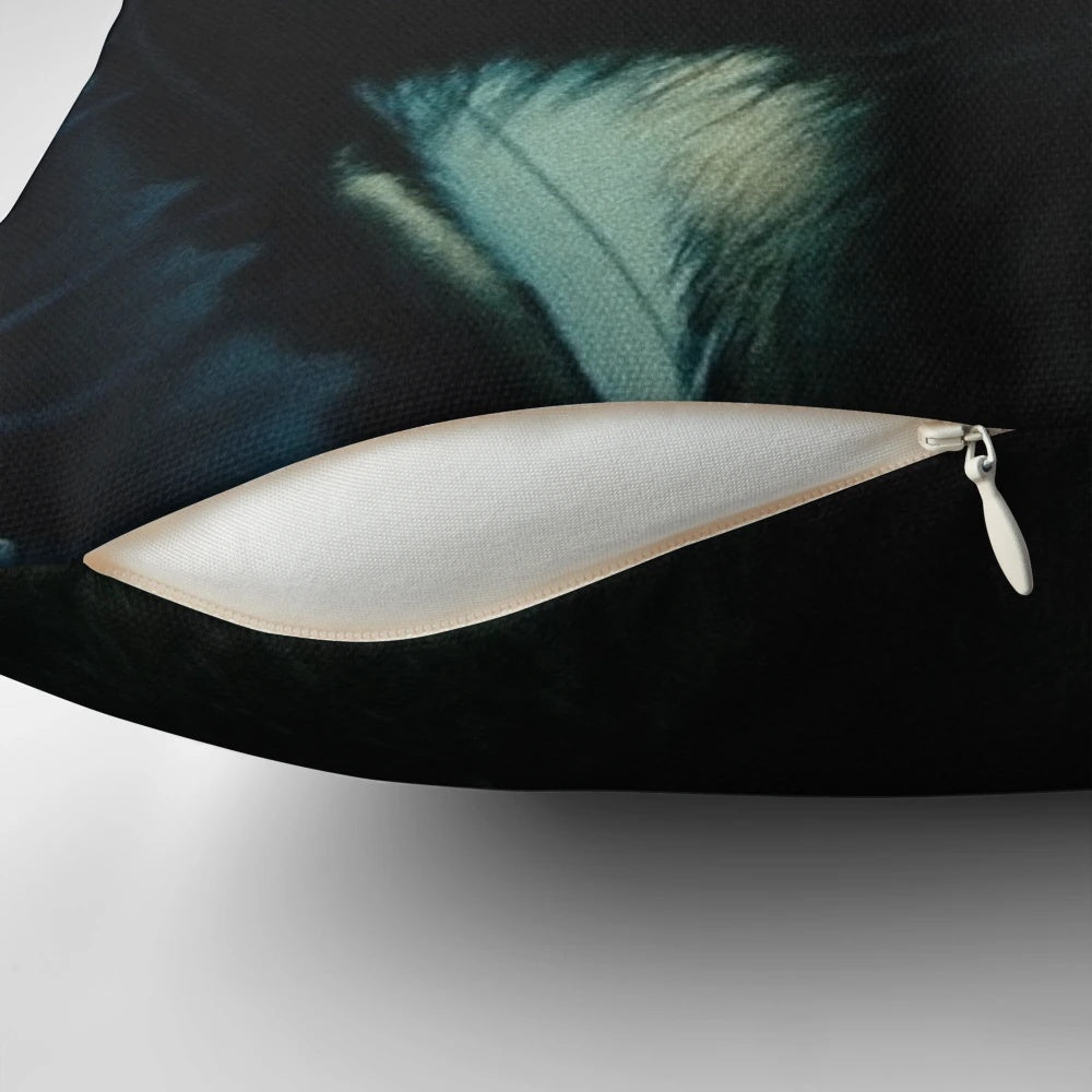 Beyoncé-inspired decorative pillow with text "Bey My House