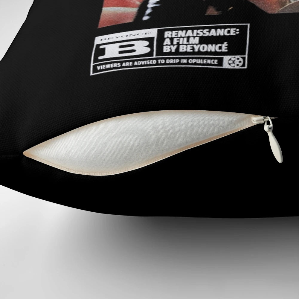 Beyoncé Renaissance Pillow with Beyoncé lyrics and album art
