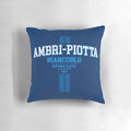 Biancoblu Ambri-Piotta Hockey Pillow featuring the team's iconic colors and logo