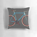 Soft, plush bicycle-themed pillow for bike lovers
