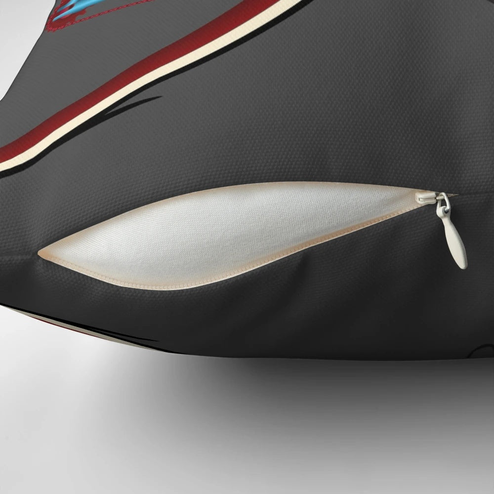 Soft, plush bicycle-themed pillow for bike lovers
