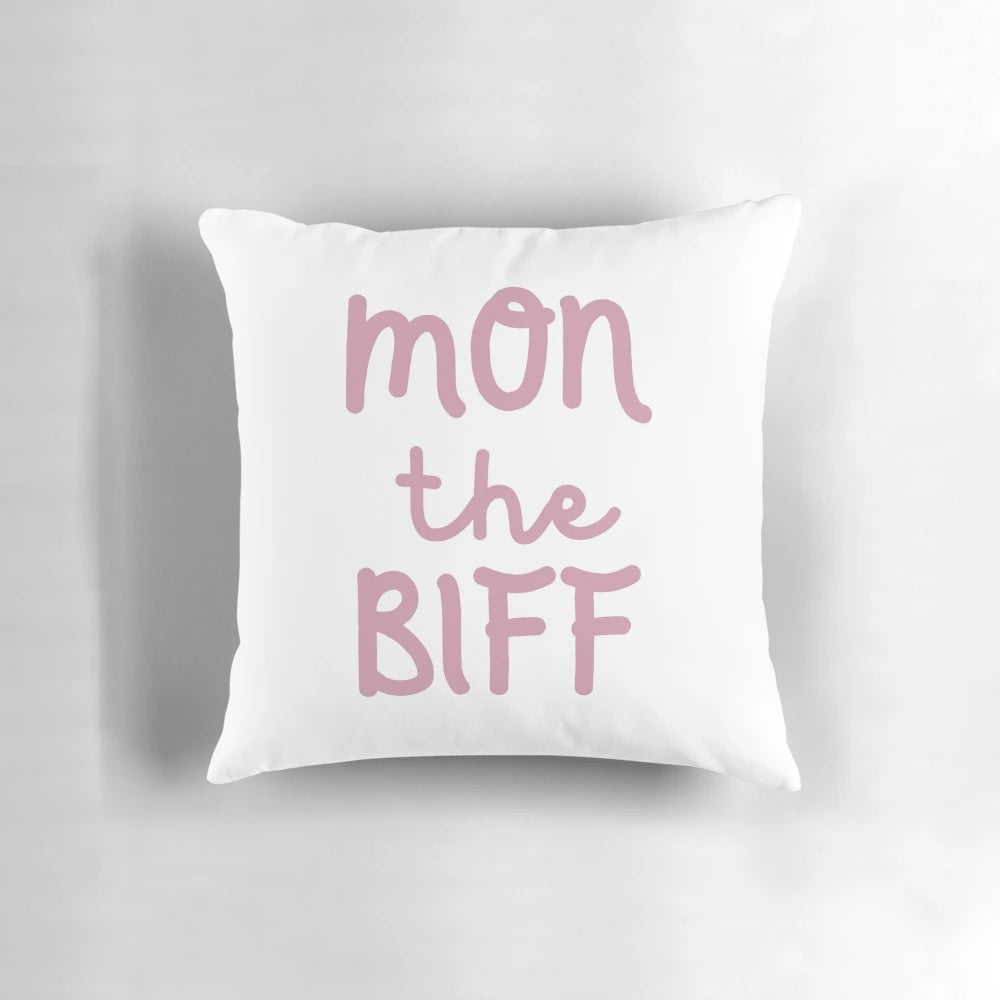 Biffy Clyro band logo printed on a soft, plush pillow