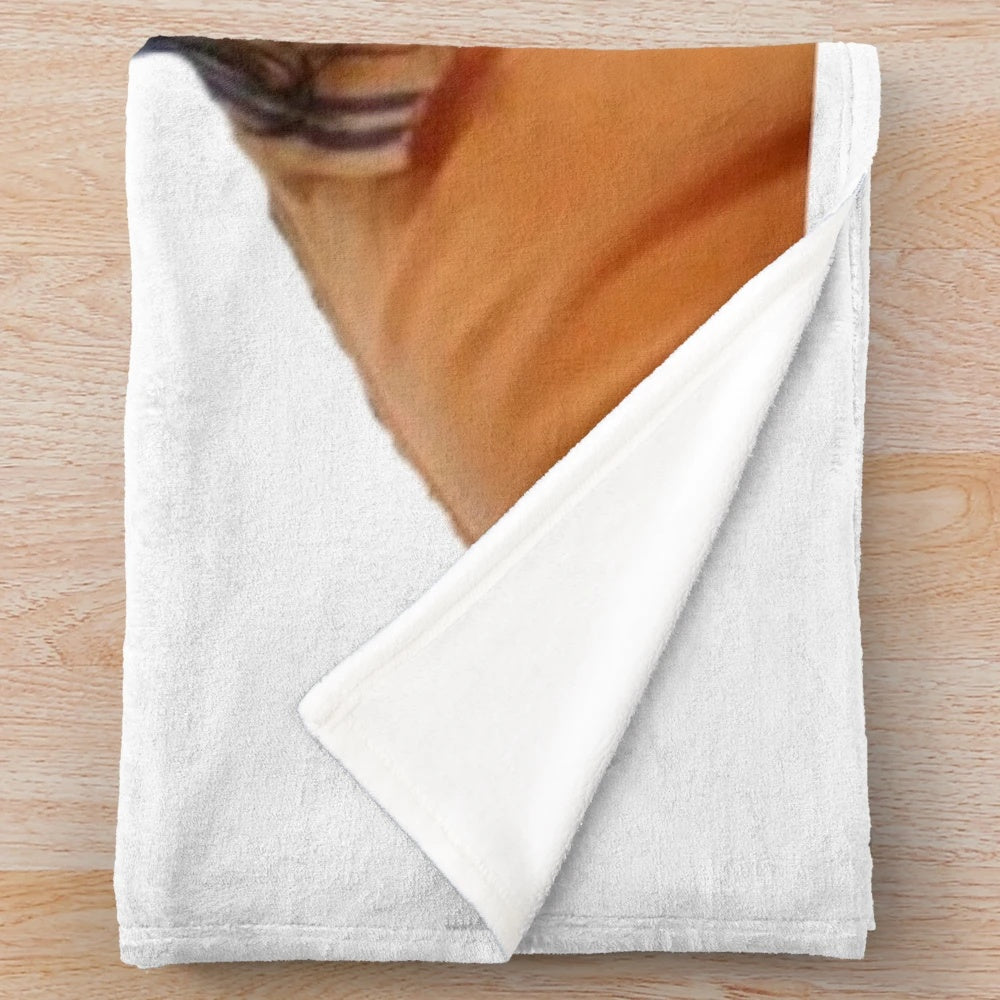 Big Ed inspired plush blanket with a humorous 90 Day Fiancé theme