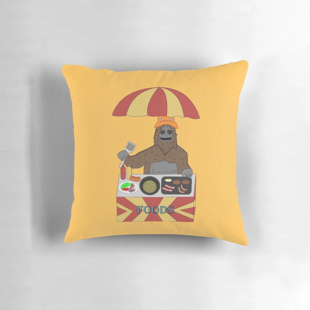 Big Lez Show Funny Cooking and Foods Truck Pillow