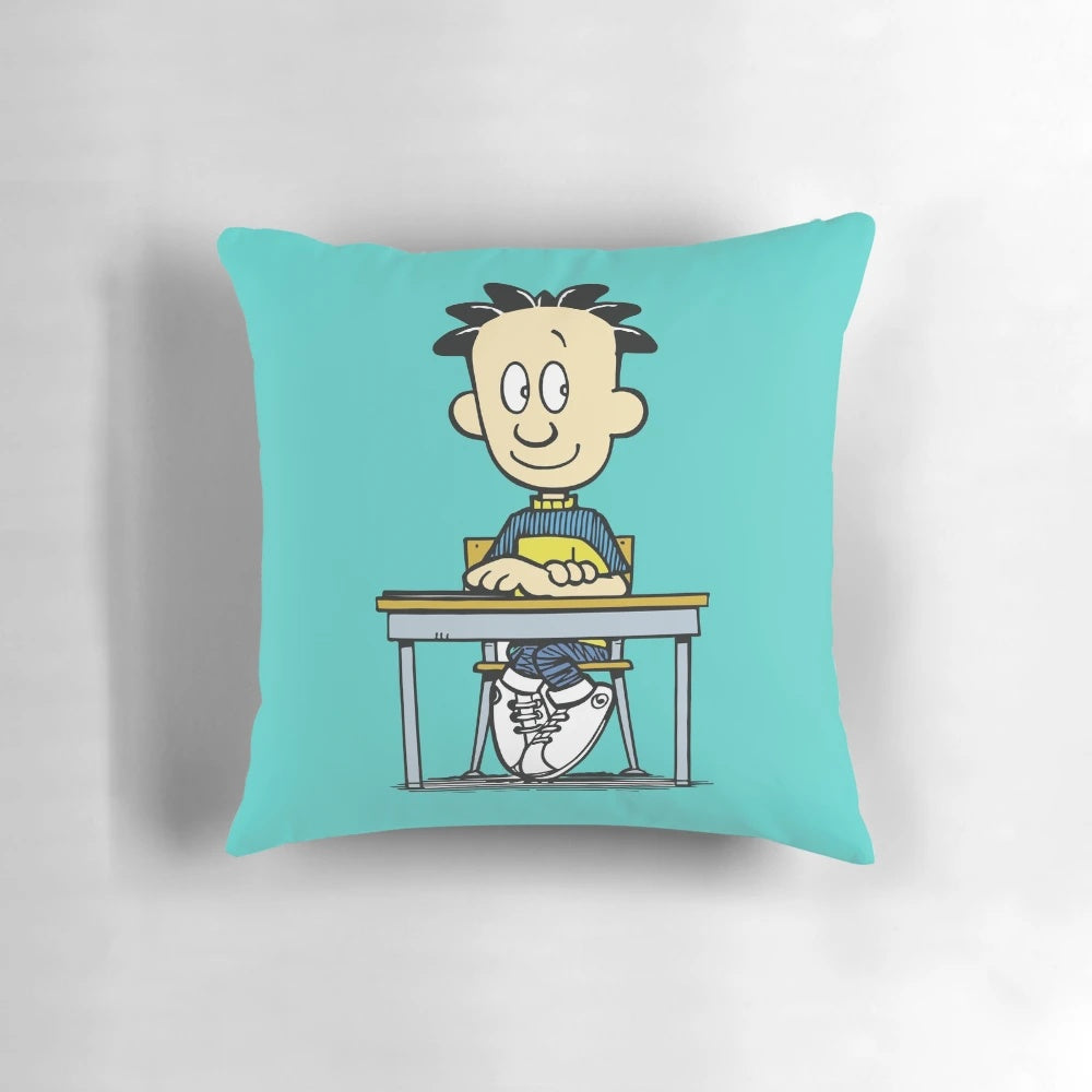 Big Nate Classroom Decor Pillow with Cartoon Characters