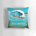 Big Wave Pillow - Capture the Spirit of Kona Hawaii Surfing