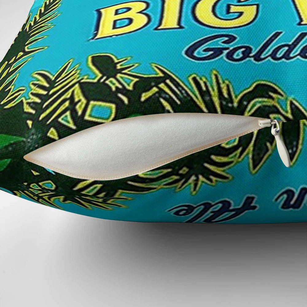 Big Wave Pillow - Capture the Spirit of Kona Hawaii Surfing
