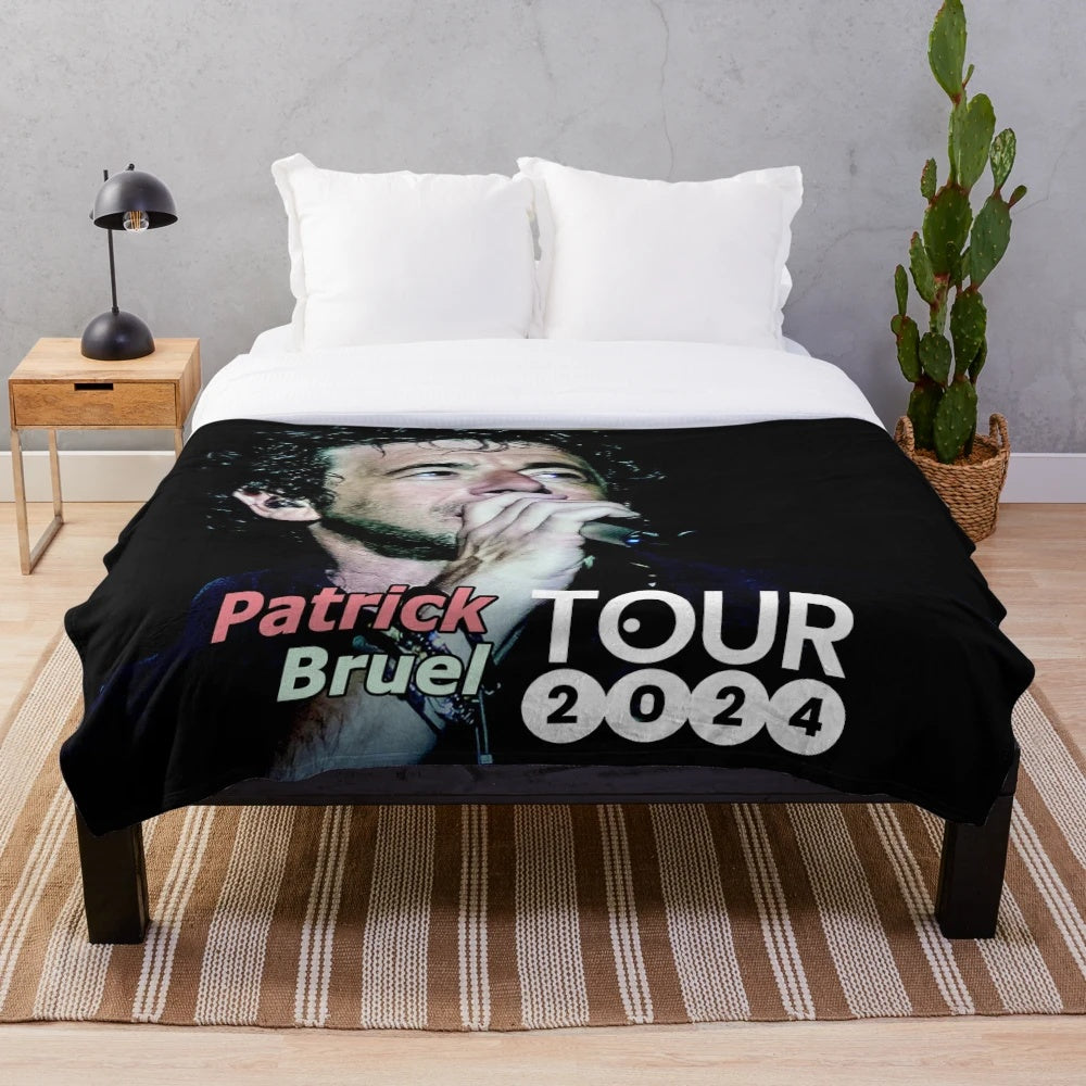 Bilanya Patrick Bruel Acoustic Concert Plush Blanket