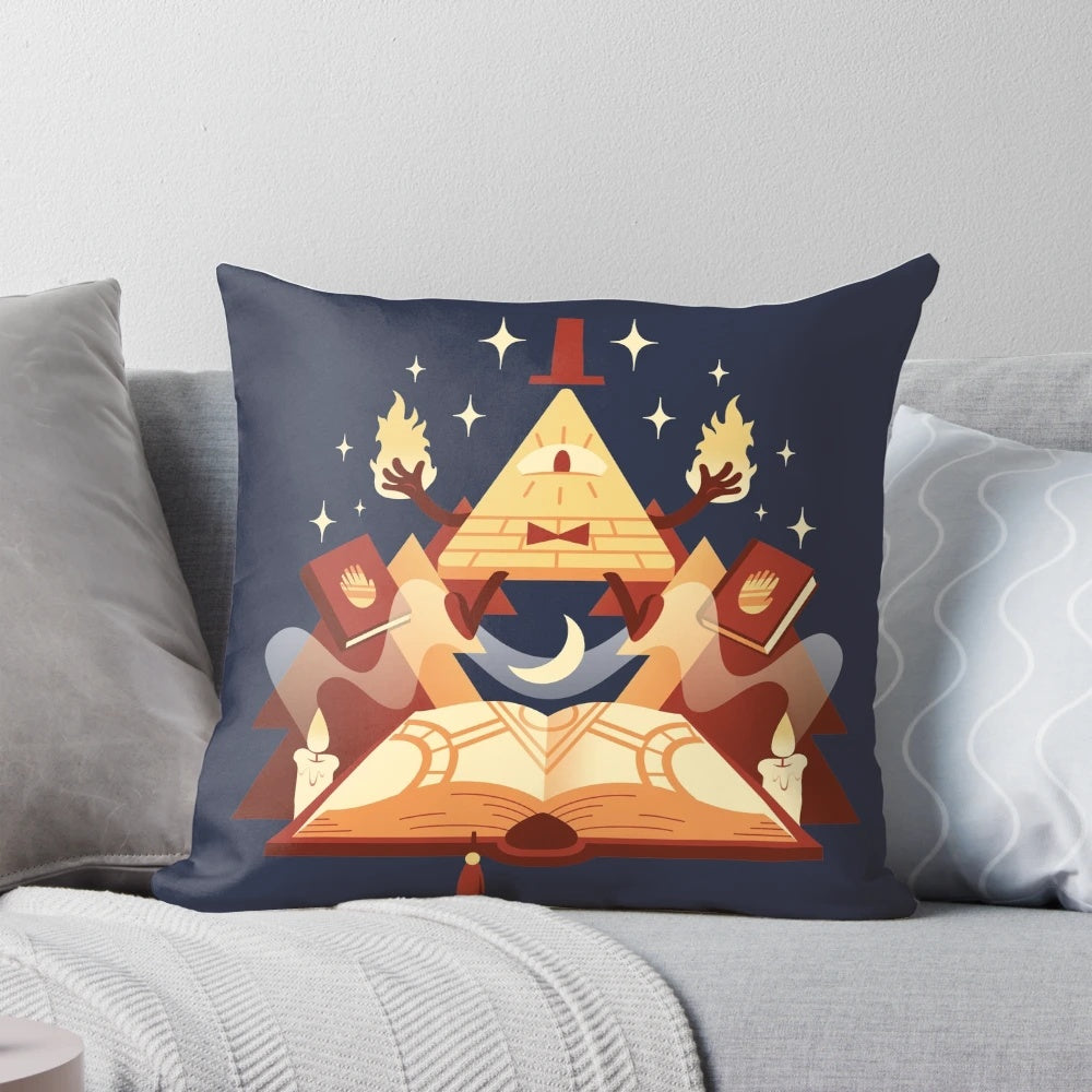 Plush Bill Cipher Pillow from Gravity Falls Cartoon Series