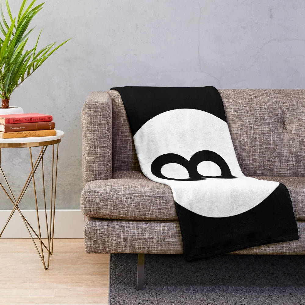Billiard 8 ball plush blanket for pool enthusiasts